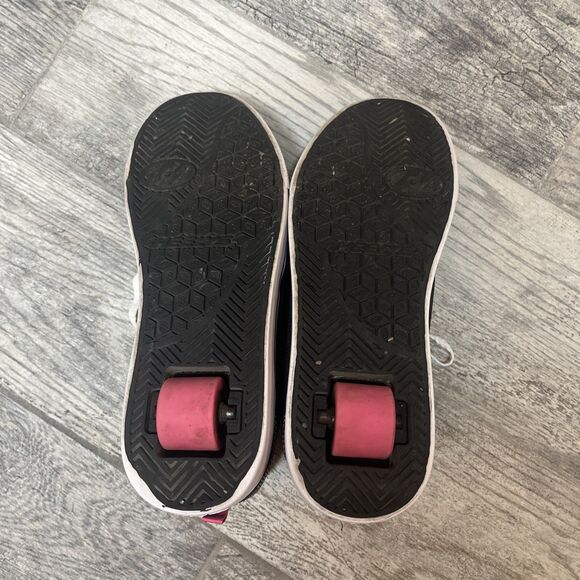 Heelys Girls Skate Shoes Black Pink Youth Size 6 Roller Sneakers - Picture 7 of 10